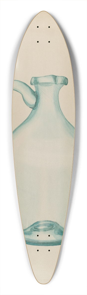 Yolande Delasser - Jug 39.3 inch art pintail longboard deck