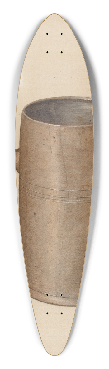 Yolande Delasser - Mug 39.3 inch art pintail longboard deck