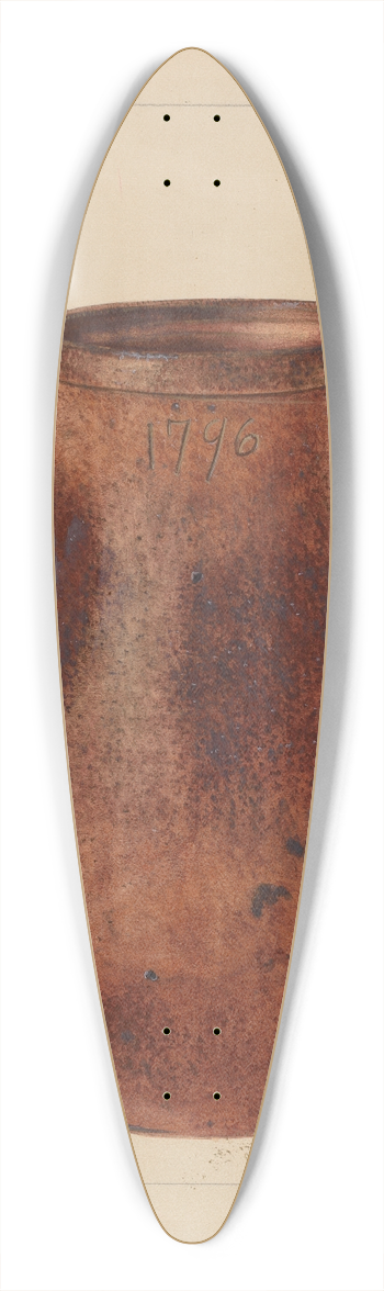 Yolande Delasser - Pitcher 39.3 inch art pintail longboard deck