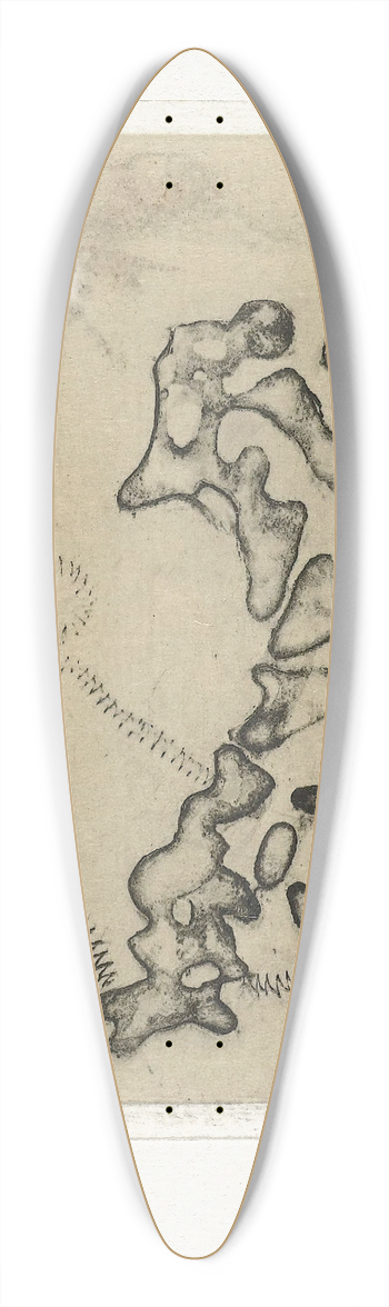 Yo Sugano - Handstand 39.3 inch art pintail longboard deck