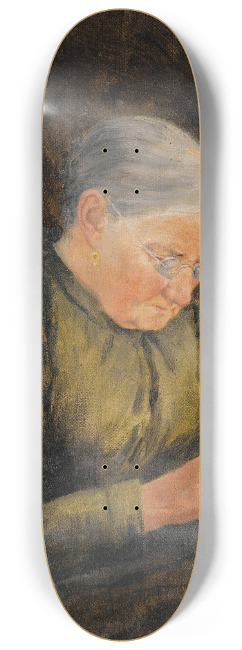 Hans Gantner - Portrait of The ArtistsMother 8.25 inch art skate deck