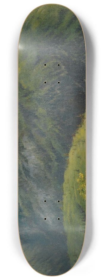 Hans Gantner - The Saas Hunting Lodge, Liechtenstein 8.25 inch art skate deck