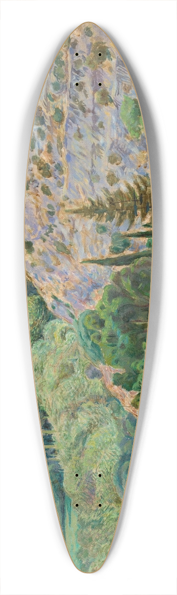 Zygmunt Waliszewski - Landscape from Angles 39.3 inch art pintail longboard deck
