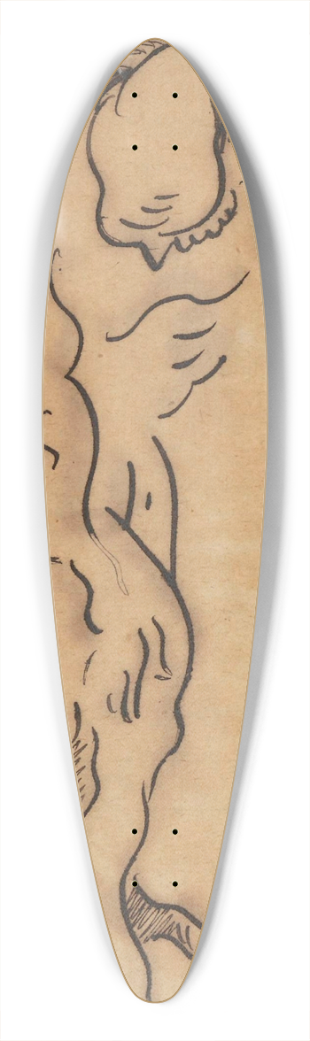 Zygmunt Waliszewski - Old man 39.3 inch art pintail longboard deck