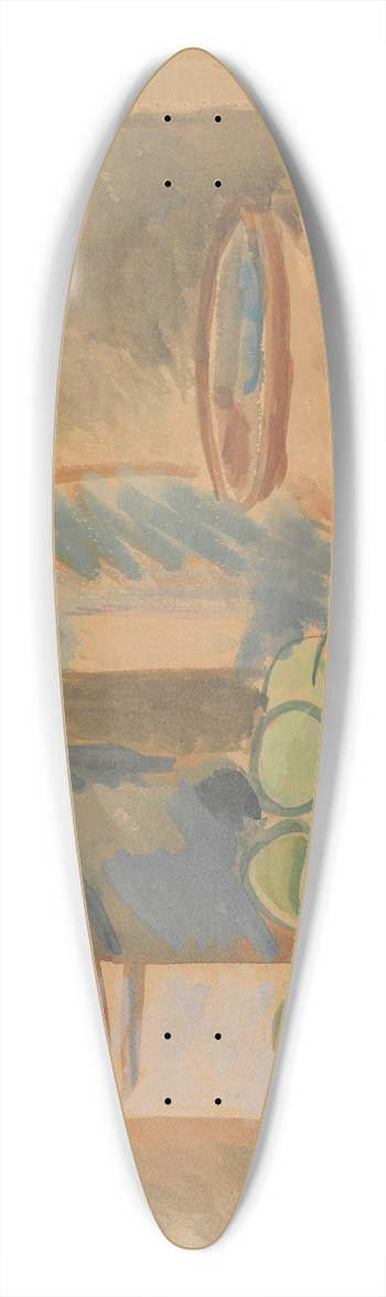 Zygmunt Waliszewski - Still life 39.3 inch art pintail longboard deck