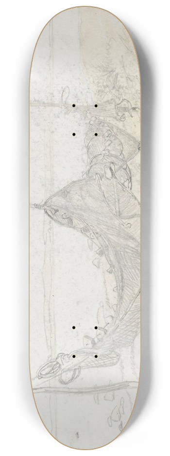 Hans Gude - Garntrk, Ghren 8.25 inch art skate deck