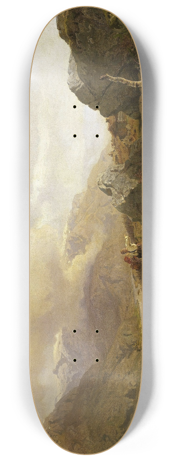 Hans Gude - Norwegian Highlands 8.25 inch art skate deck