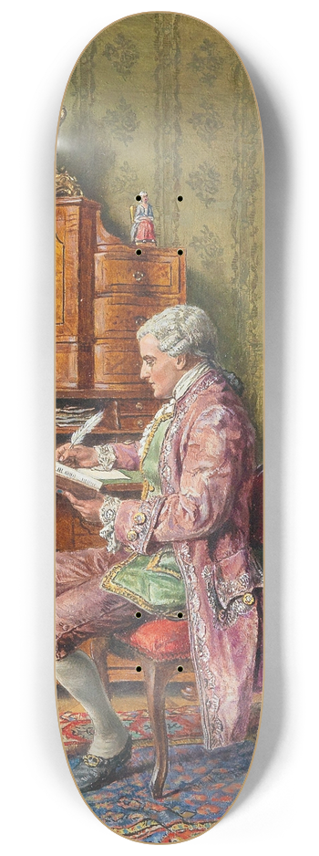 Hans Hamza - The Art Lover 8.25 inch art skate deck