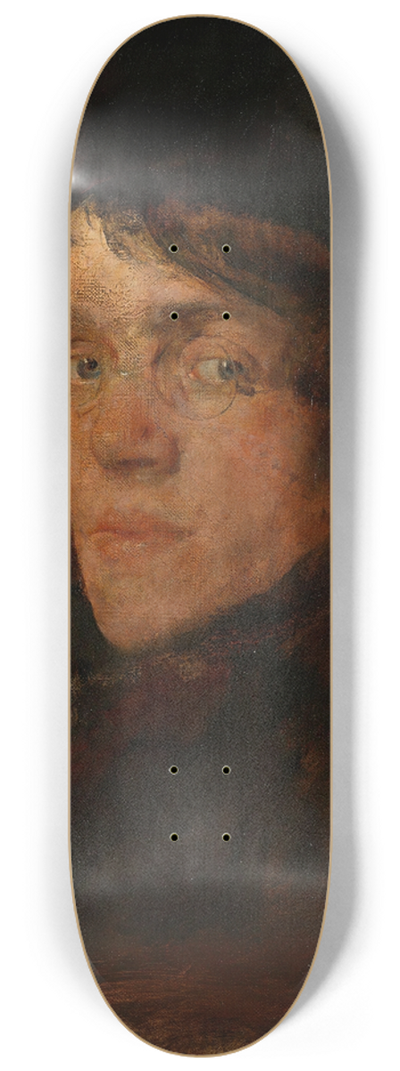 Hans Heyerdahl - Portrait of the Painter Eilif Peterssen 8.25 inch art skate deck