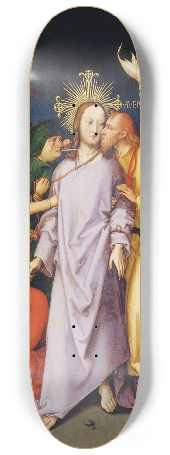 Hans Holbein The Elder - Christs Arrest 8.25 inch art skate deck
