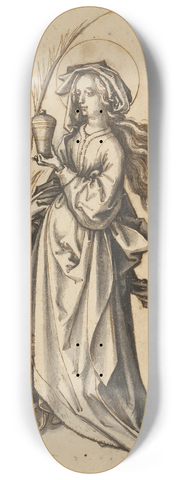 Hans Holbein The Elder - St. Mary Magdalena 8.25 inch art skate deck