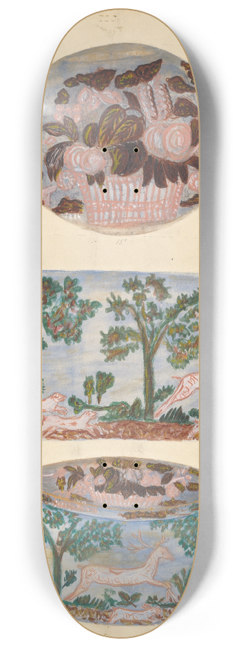 Alfonso Umana - Bandbox 8.25 inch art skate deck