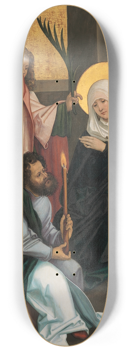 Hans Leonhard Schufelein - The Dormition of the Virgin 8.25 inch art skate deck