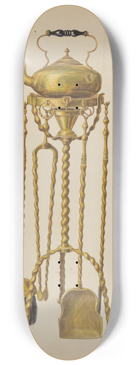 Hans Mangelsdorf - Fireside Set 8.25 inch art skate deck