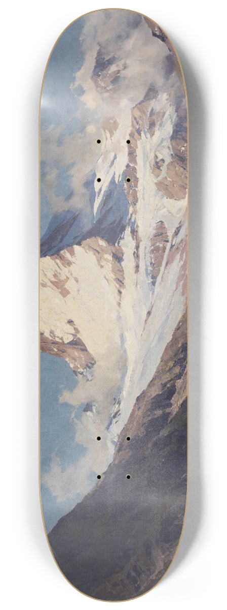 Hans Maurus - Matterhorn vom Riffelsee 8.25 inch art skate deck