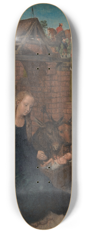 Hans Memling - The Adoration of the Kings 8.25 inch art skate deck