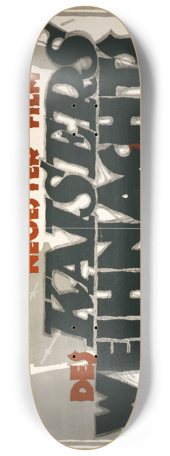 Hans Rudi Erdt - Des Kaisers Weihnachtsreise 8.25 inch art skate deck