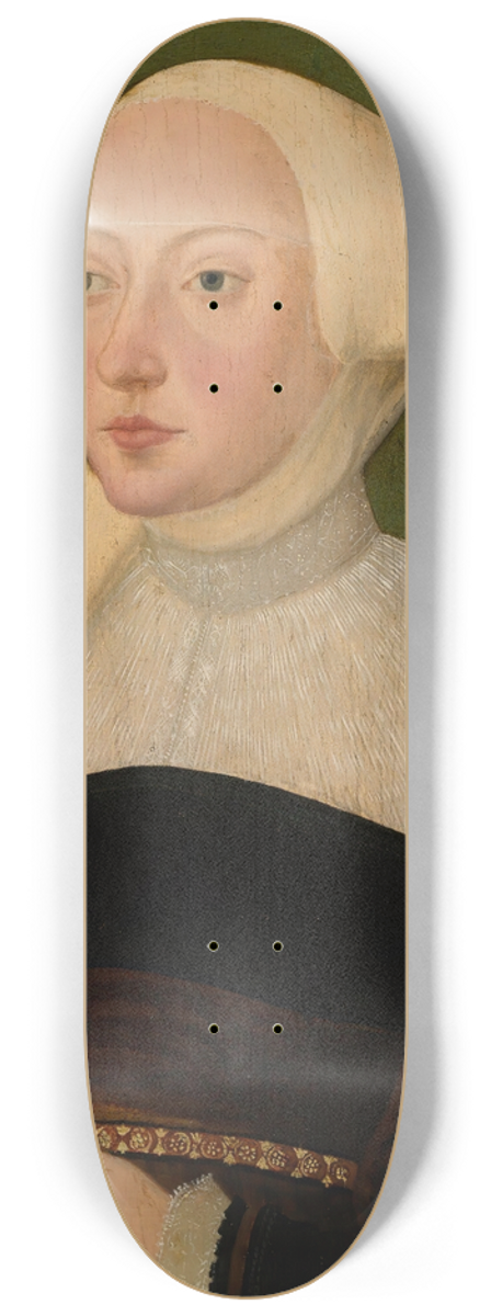 Hans Schpfer the Elder - Portrait Of A Woman 8.25 inch art skate deck