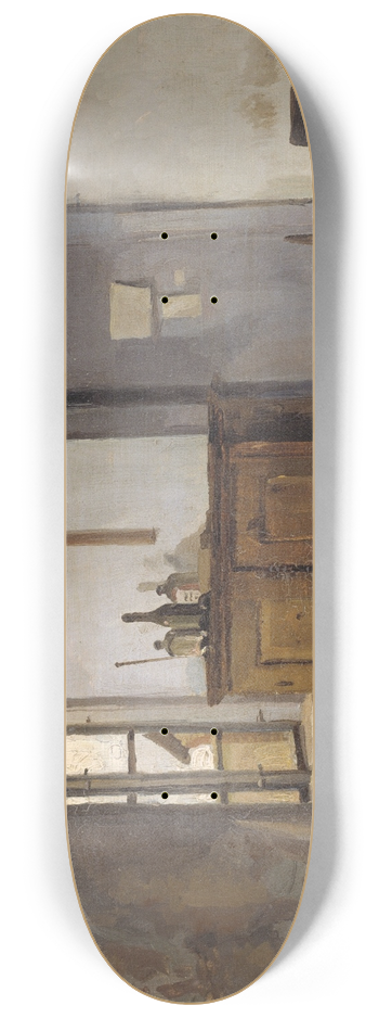 Hans Smidth - En Skolestue Med En Lsende Dreng 8.25 inch art skate deck