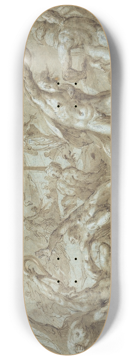 Hans Speckaert - The Brazen Serpent 8.25 inch art skate deck