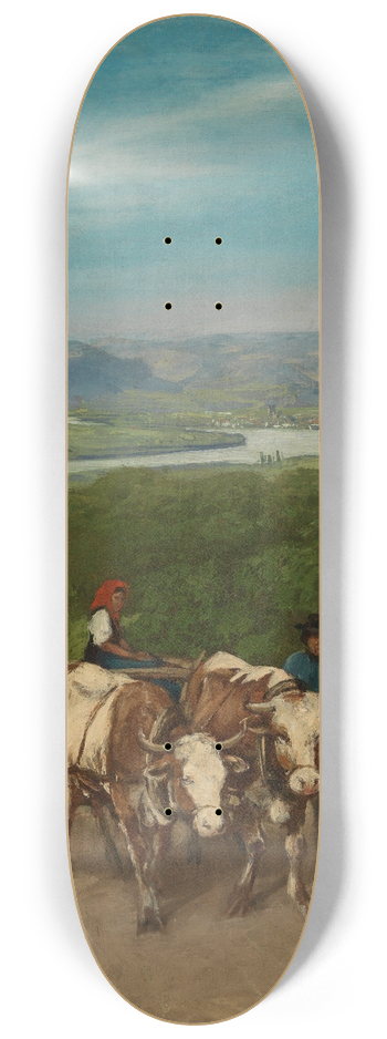 Hans Thoma - Bergauf 8.25 inch art skate deck