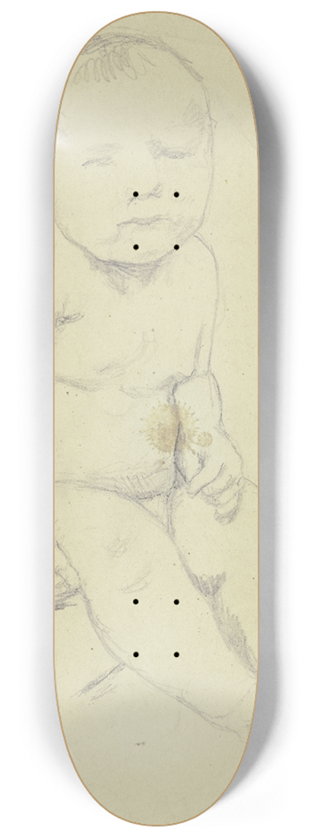 Hans Thoma - Cherub 8.25 inch art skate deck