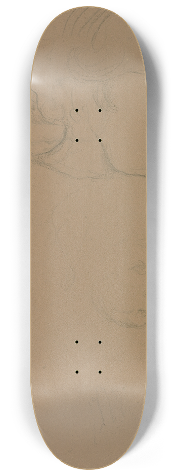 Hans Thoma - Childs head 8.25 inch art skate deck