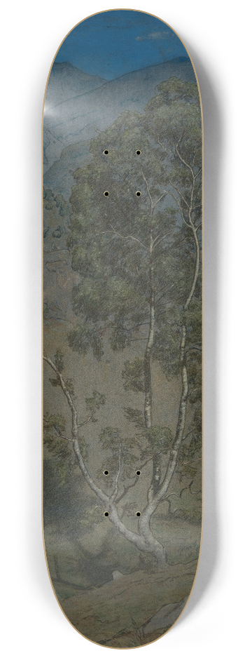 Hans Thoma - Die Birke 8.25 inch art skate deck