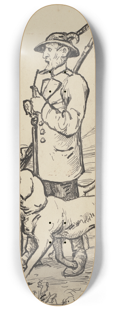 Hans Thoma - Jger 8.25 inch art skate deck