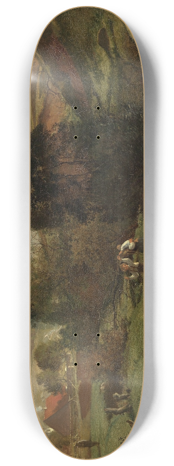 Hans Thoma - Schwarzwaldlandschaft 8.25 inch art skate deck