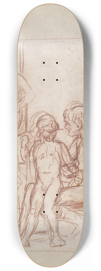 Hans Von Mares - The Golden Age I 8.25 inch art skate deck