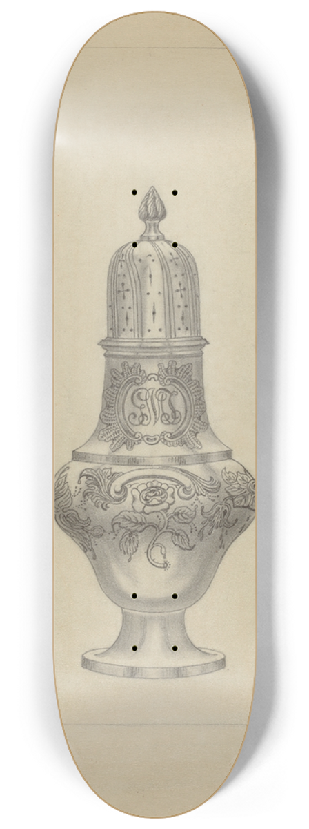 Hans Westendorff - Silver Caster 8.25 inch art skate deck