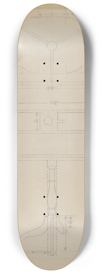 Hans Westendorff - Table 8.25 inch art skate deck