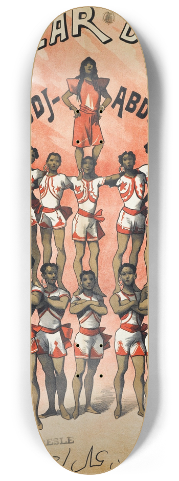 Alfred Choubrac - Alcazar Dete Abdj-Abdulla 8.25 inch art skate deck