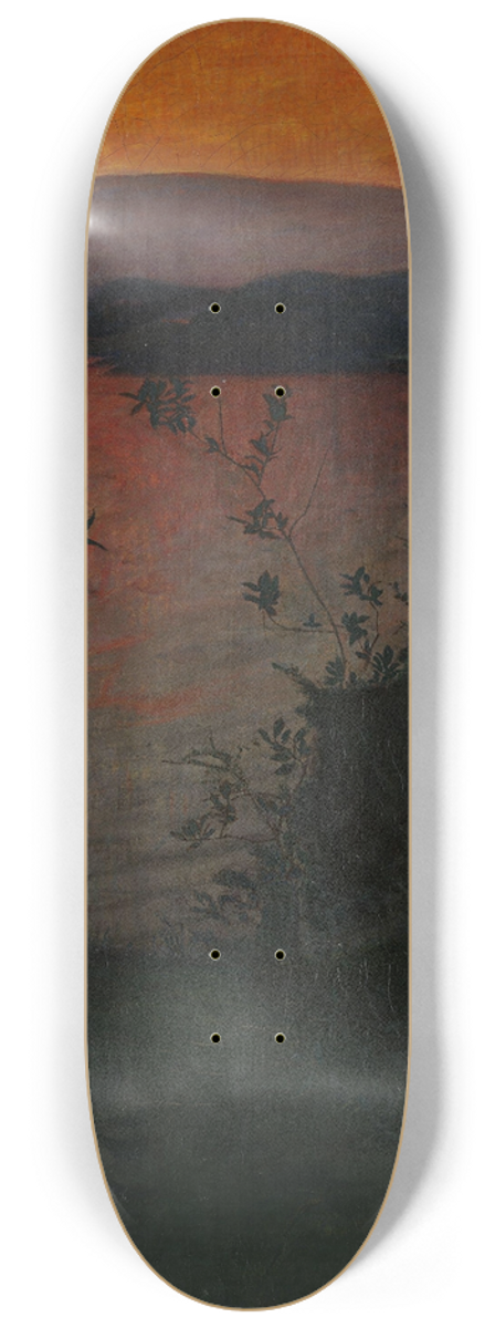 Harald Sohlberg - Evening Glow 8.25 inch art skate deck