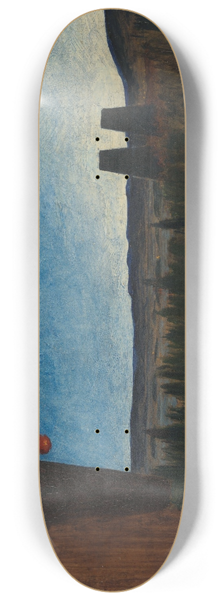 Harald Sohlberg - Summer Night 8.25 inch art skate deck
