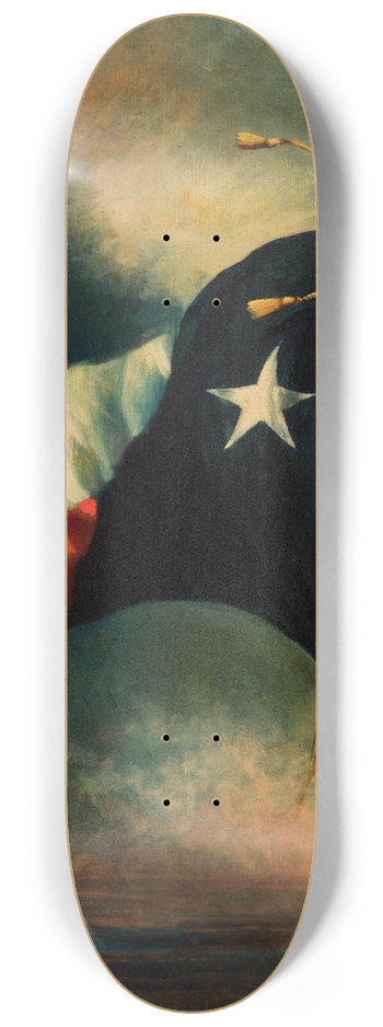 Harco Schutter - Flag of Texas 8.25 inch art skate deck