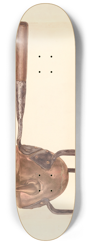 Hardin Walsh - Bishop Hill  Coffee Pot 8.25 inch art skate deck