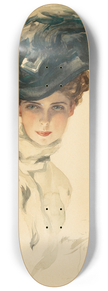 Harrison Fisher - Fisher Girl 8.25 inch art skate deck