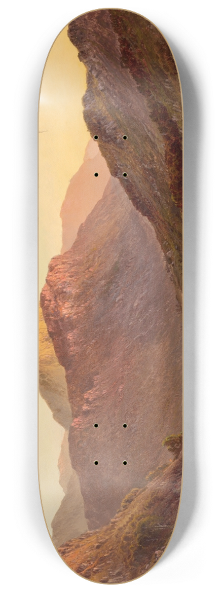 Alfred de Branski - Ben-An, N.B., Scotland 8.25 inch art skate deck