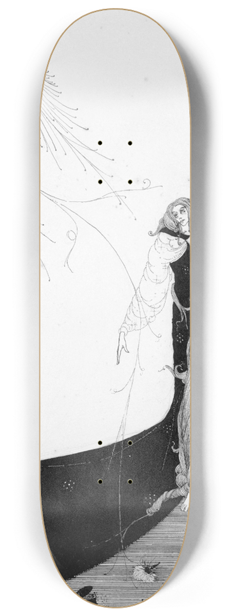 Harry Clarke - But Trust the Muse, She Saw it Upward Rise 8.25 inch art skate deck