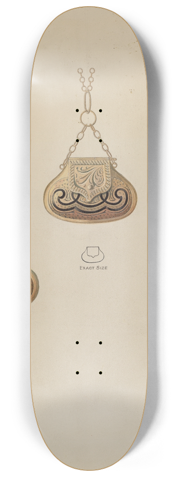 Harry G. Aberdeen - Locket for Perfume 8.25 inch art skate deck