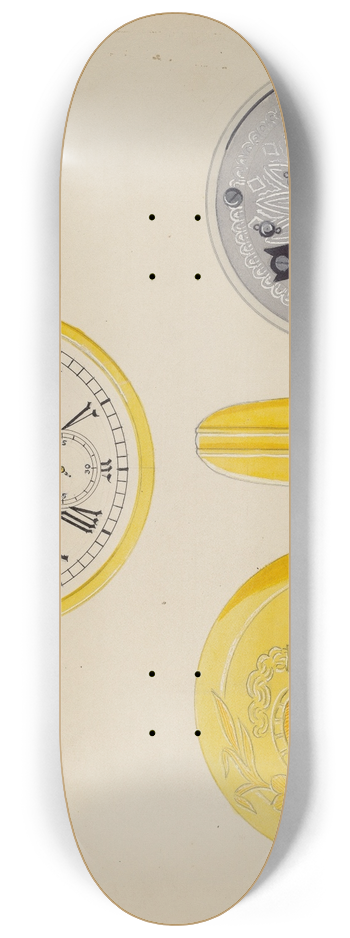 Harry G. Aberdeen - Watch Case 8.25 inch art skate deck