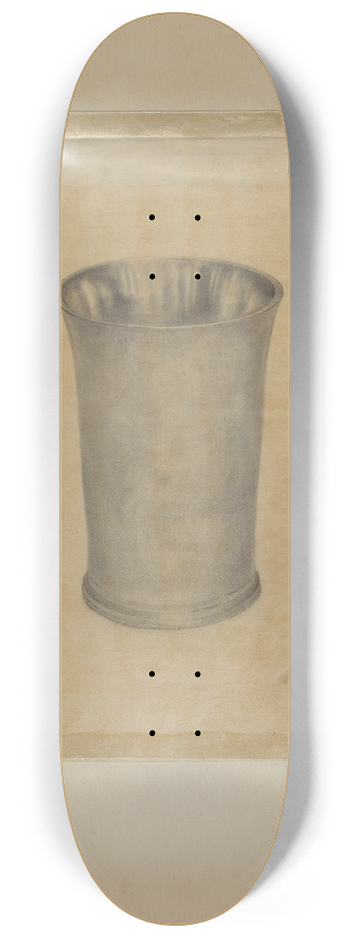 Harry Goodman - Pewter Beaker 8.25 inch art skate deck