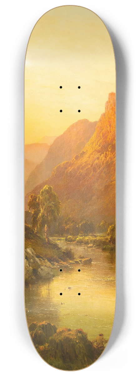 Alfred de Branski - The Vale of Ben-Lawers 8.25 inch art skate deck