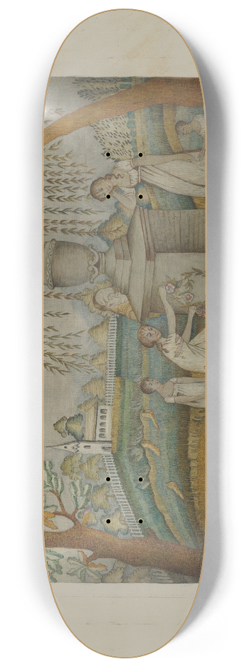Harry Jennings - Mourning Embroidery 8.25 inch art skate deck