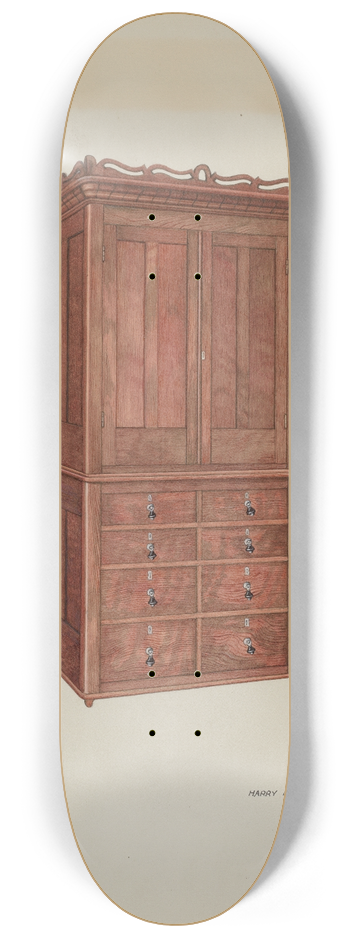 Harry Mann Waddell - Cabinet 8.25 inch art skate deck