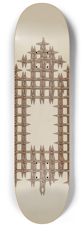 Harry Mann Waddell - Picture Frame 8.25 inch art skate deck