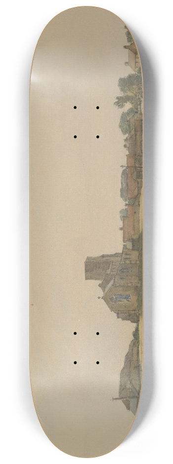 Harry Morley - Morston Church, Norfolk 8.25 inch art skate deck