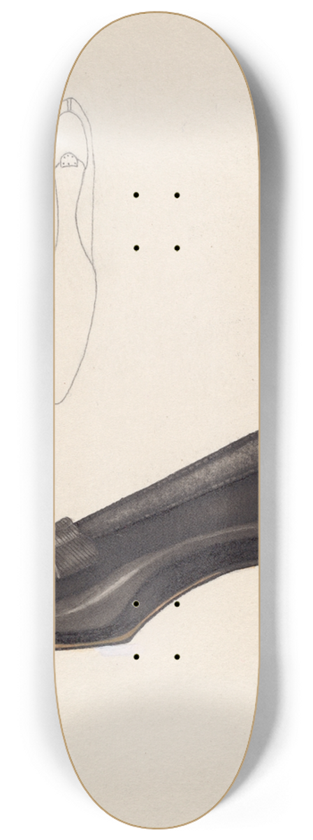 Hedwig Emanuel - Shoe 8.25 inch art skate deck